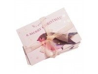The Merry Little Birds Christmas Card Medley (Pack of 12 handmade cards)